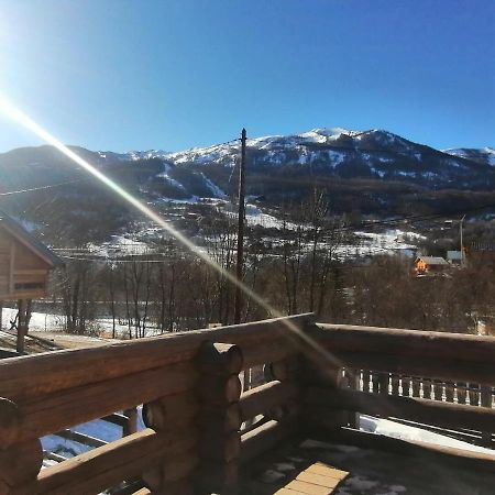 Chalet Les Pins Blancs Allos Bagian luar foto